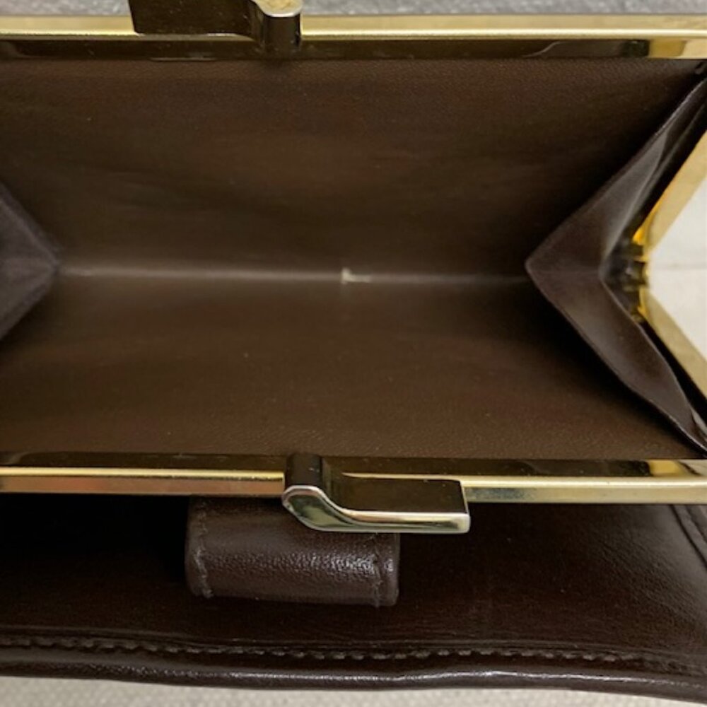 Vintage Givenchy 4g monogram jacquard design brown wallet with coin purse - Picture 8 of 15